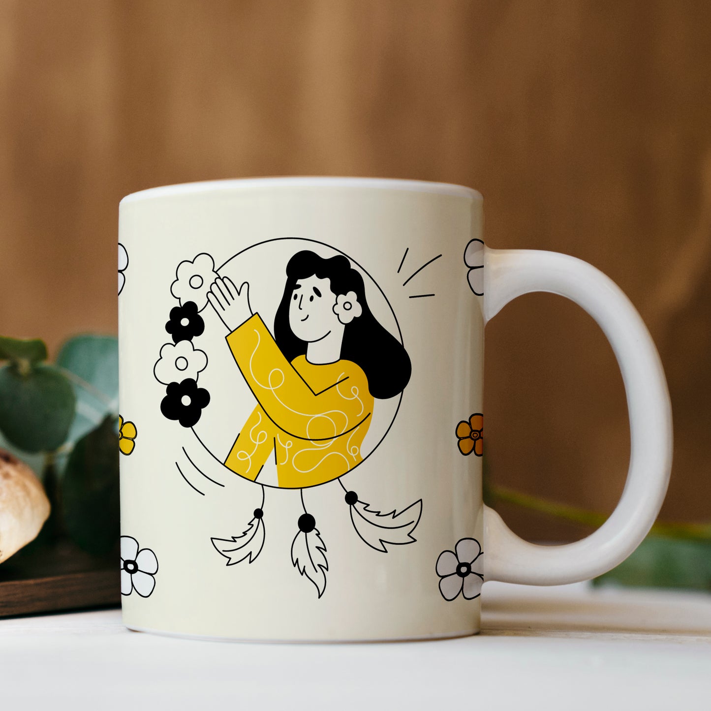 Dreamcatcher Girl Mug