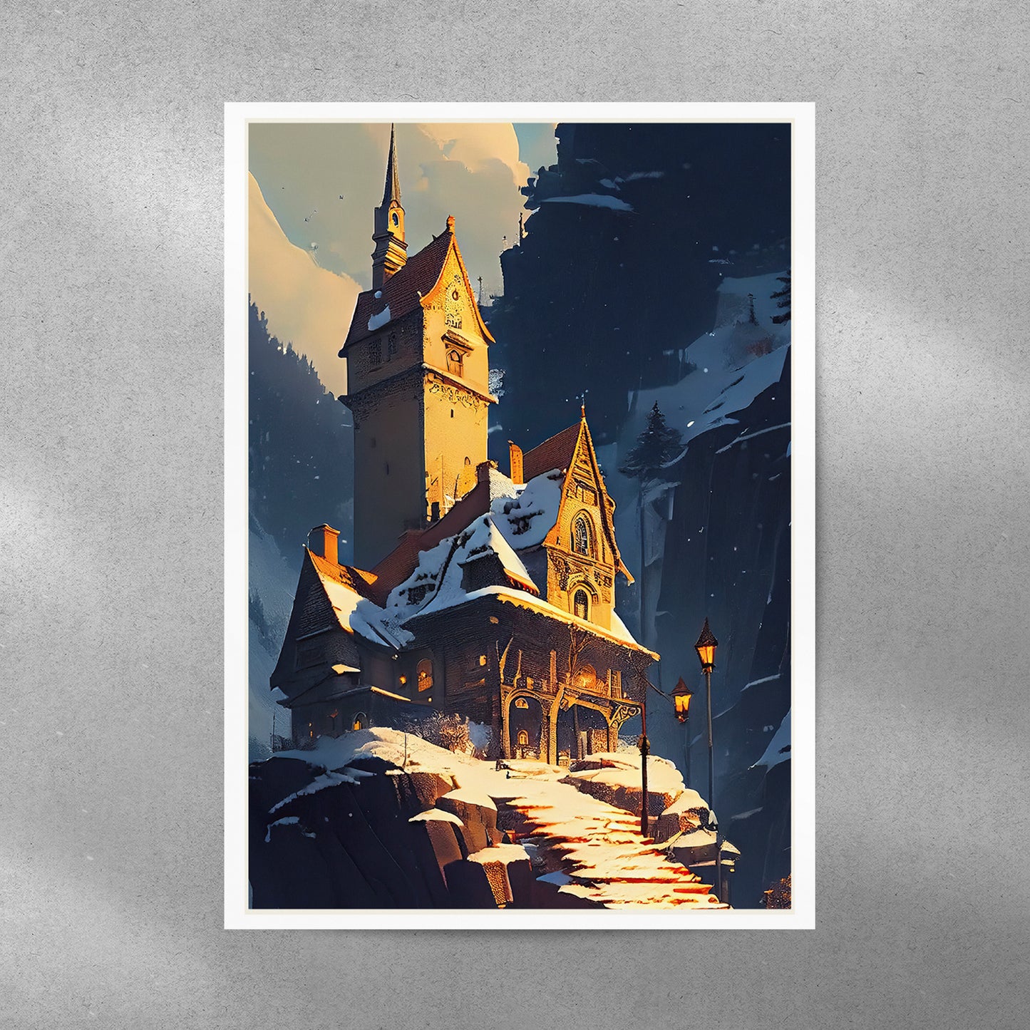 Snow Castle Poster